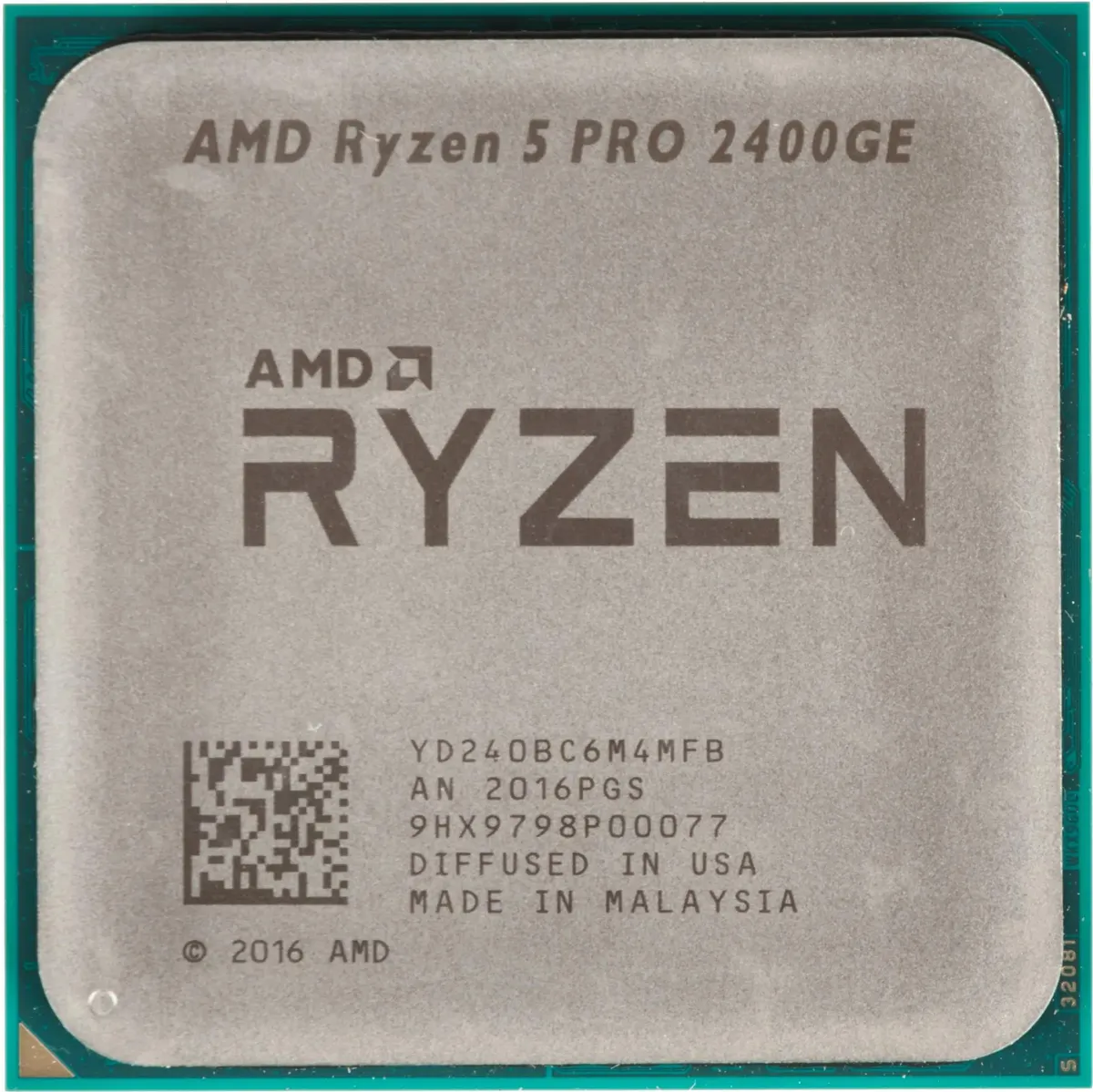 картинка Процессор AMD Ryzen 5 PRO 2400GE AM4 (YD240BC6M4MFB) tray от магазина КомпьютерЦентр