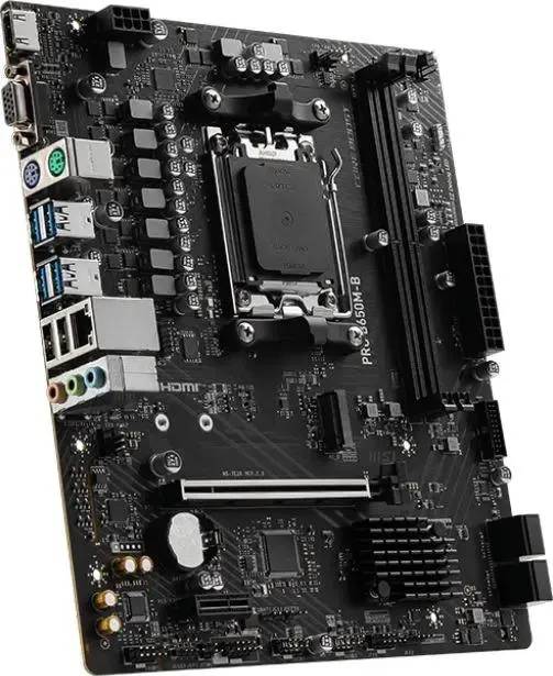 картинка Материнская плата MSI AM5 B650 PRO B650M-B 2xDDR5 mATX от магазина КомпьютерЦентр
