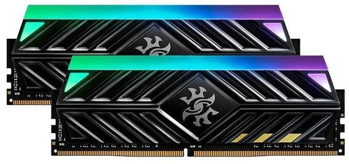 картинка DIMM DDR4 32Gb (2x16Gb) 3600MHz PC4-25600 ADATA Spectrix D41 RGB Tungsten Grey (AX4U360016G18I-DT41) от магазина КомпьютерЦентр