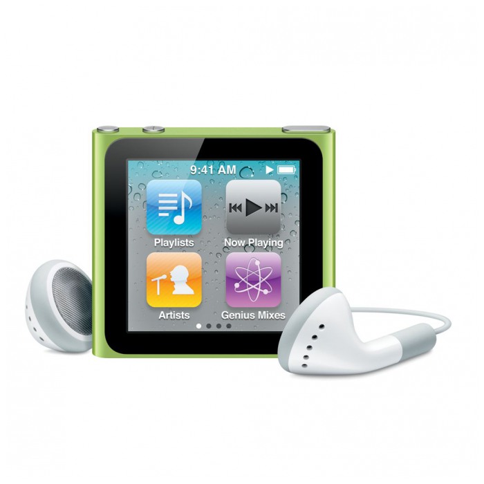 картинка Плеер MP3 Apple iPod nano 8Gb Green (6Gen) (MC690) от магазина КомпьютерЦентр