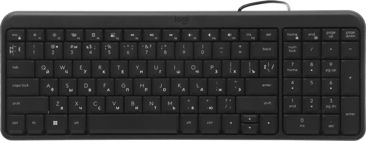 картинка Клавиатура Logitech K106 Keyboard USB Slim (920-013902) от магазина КомпьютерЦентр