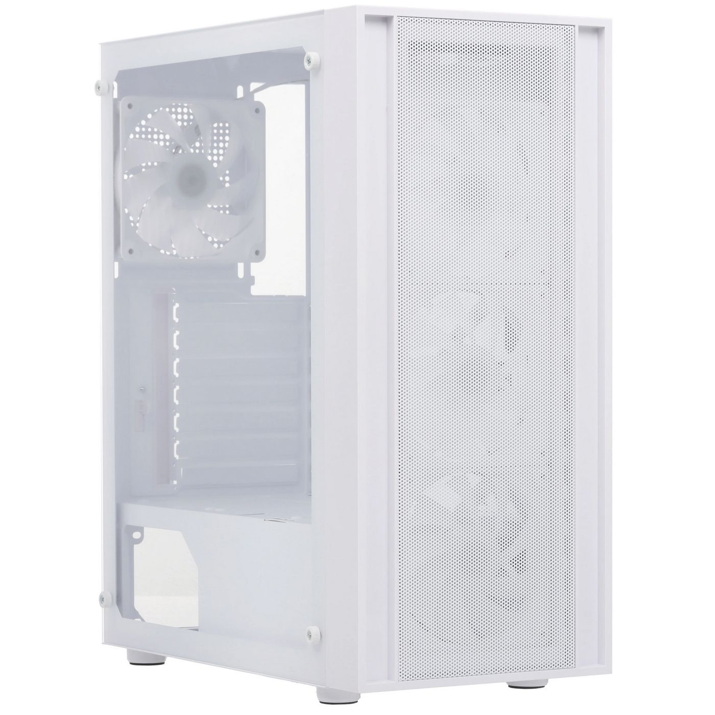 картинка Корпус Cougar Mid Tower MX160 ARGB White, USB 3.0x2, Type-C, 4xARGB fan, no PSU от магазина КомпьютерЦентр
