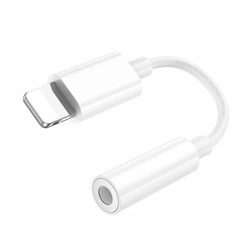 картинка Hoco LS34 Original iP to 3.5 digital audio converter white от магазина КомпьютерЦентр