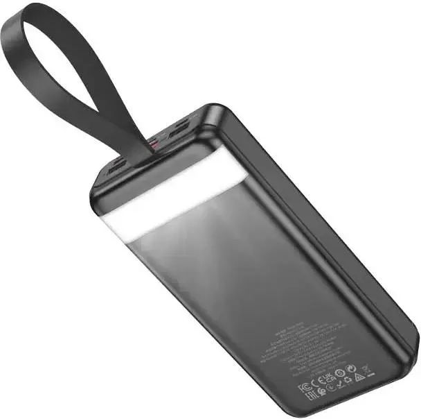 картинка Внешний аккумулятор Hoco J123B 22.5W+PD20W fully compatible power bank with digital display (30000mAh) black от магазина КомпьютерЦентр