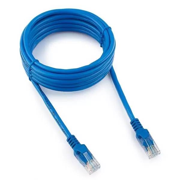 картинка Патч-корд Gembird/ Cablexpert PP12-10M/ B, Blue, Cat.5e, 10м, литой, многожильный от магазина КомпьютерЦентр