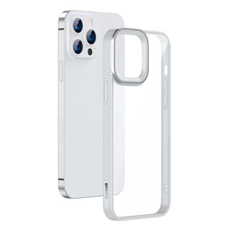 картинка Чехол накладка Baseus Crystal Case for iPhone 13 Pro Max French Gray от магазина КомпьютерЦентр