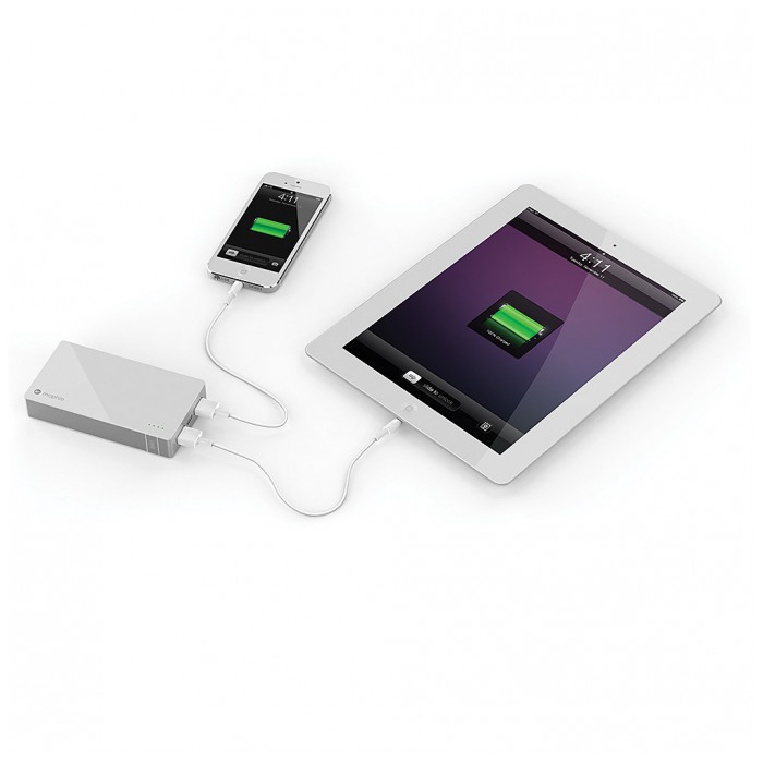 картинка Аккумулятор внешний Mophie Juice Pack Universal Powerstation Duo White 6000 mAh (2058-JPU-PWRSTION-DUO-WHT) от магазина КомпьютерЦентр