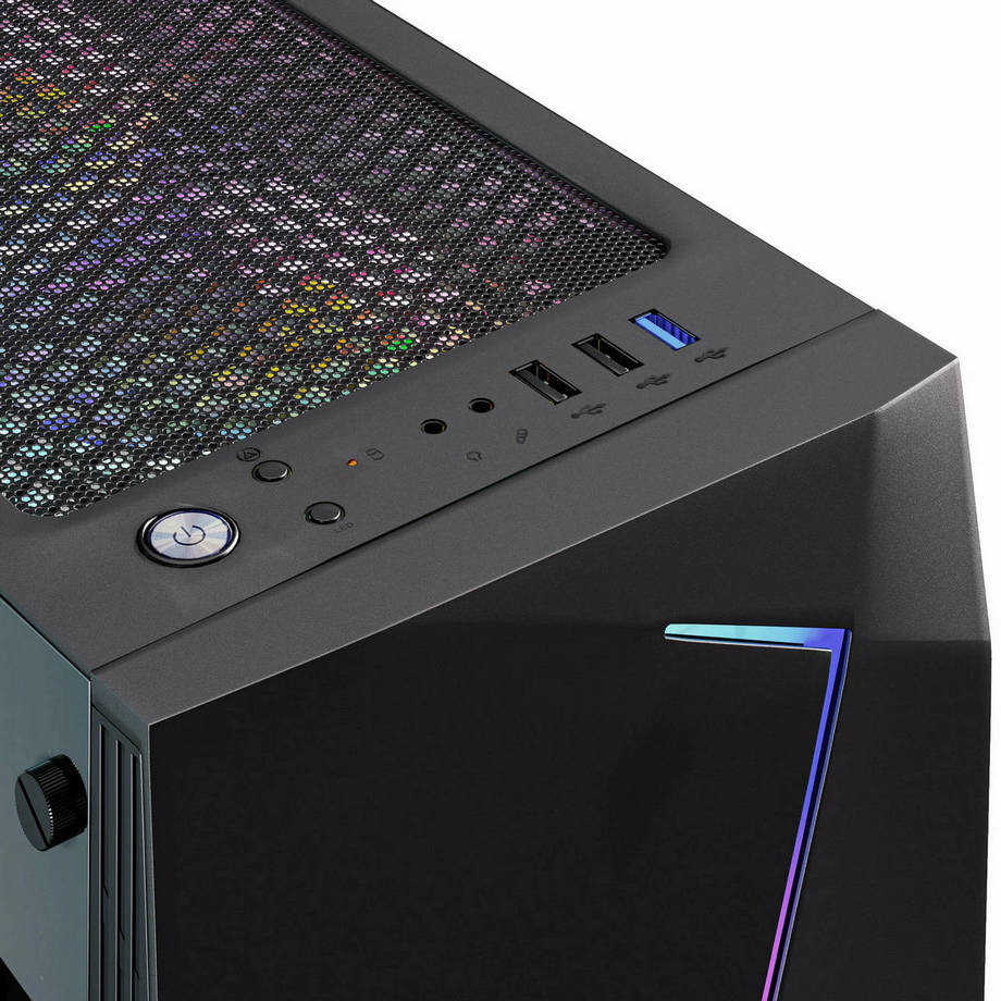 картинка Корпус ABR GQ-2 (8018) черный от магазина КомпьютерЦентр
