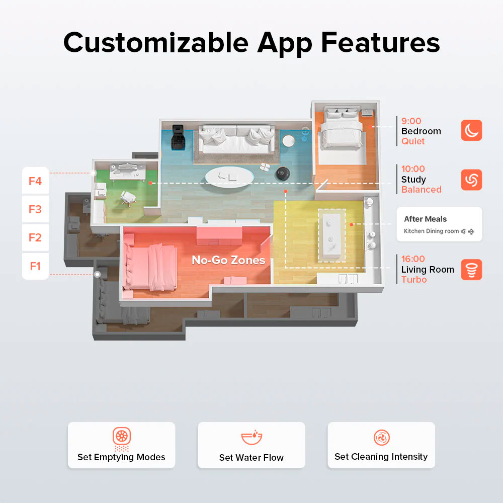 картинка Робот-пылесос со станцией самоочистки Xiaomi Roborock Q8 Max Plus (Q80ULL+AED06HRR) от магазина КомпьютерЦентр