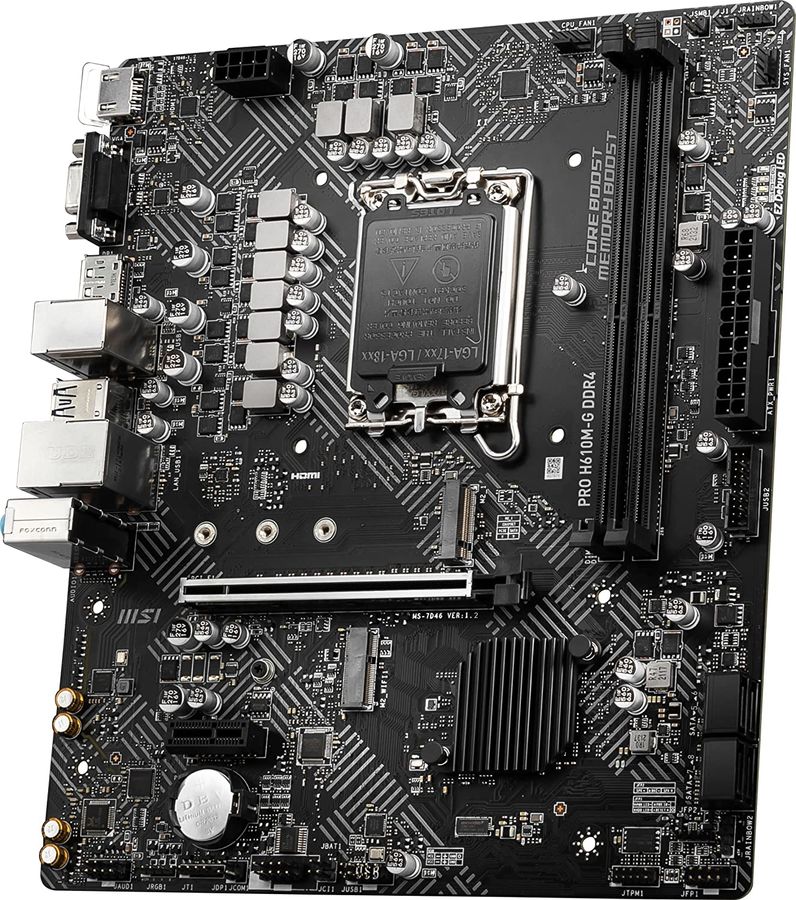 картинка М/ п MSI Pro H610M-G DDR4 от магазина КомпьютерЦентр