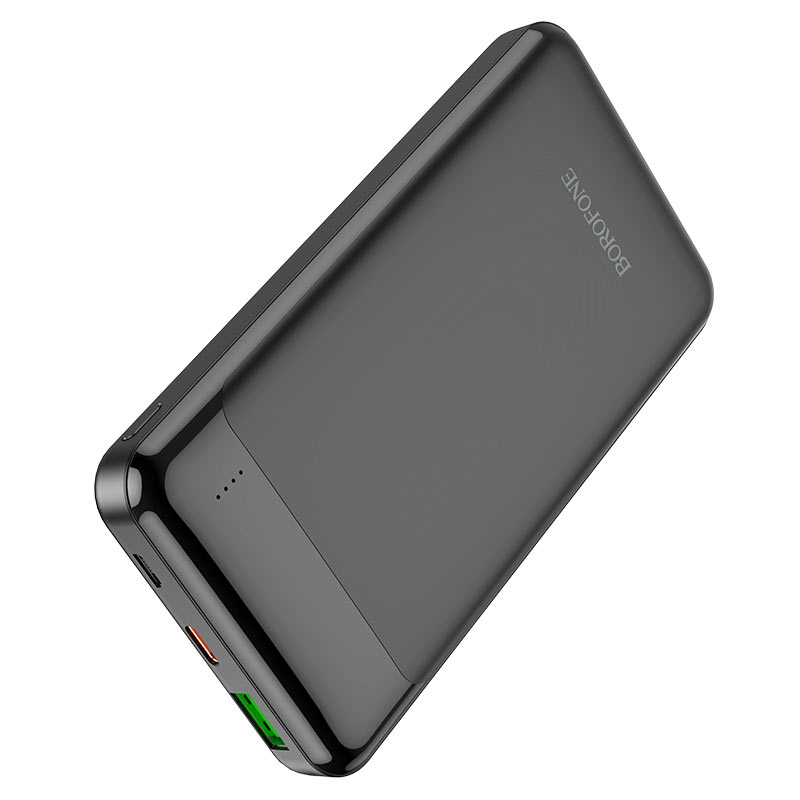 картинка Внешний аккумулятор BOROFONE BJ19 Incredible PD20W+QC3.0 power bank(10000mAh) black от магазина КомпьютерЦентр