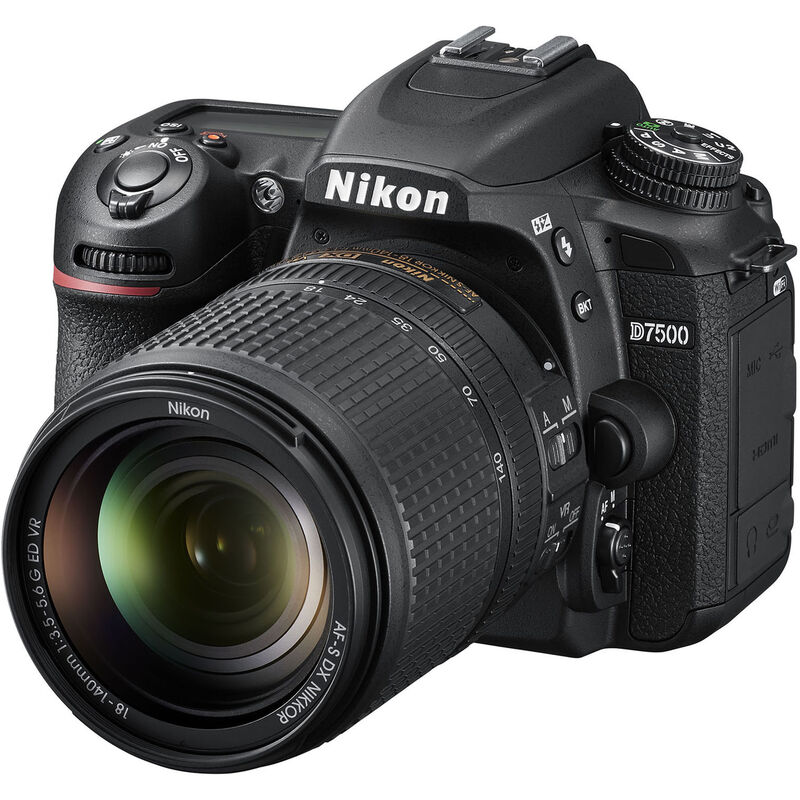 картинка Фотоаппарат Nikon D7500 Kit 18-140 mm f/ 3.5-5.6G ED VR DX AF-S от магазина КомпьютерЦентр