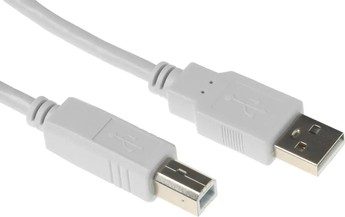 картинка Кабель USB 2.0 A->B - 1.8 м Buro USB2.0-AM/ BM-1.8M-MG ферритовые кольца (817259) от магазина КомпьютерЦентр