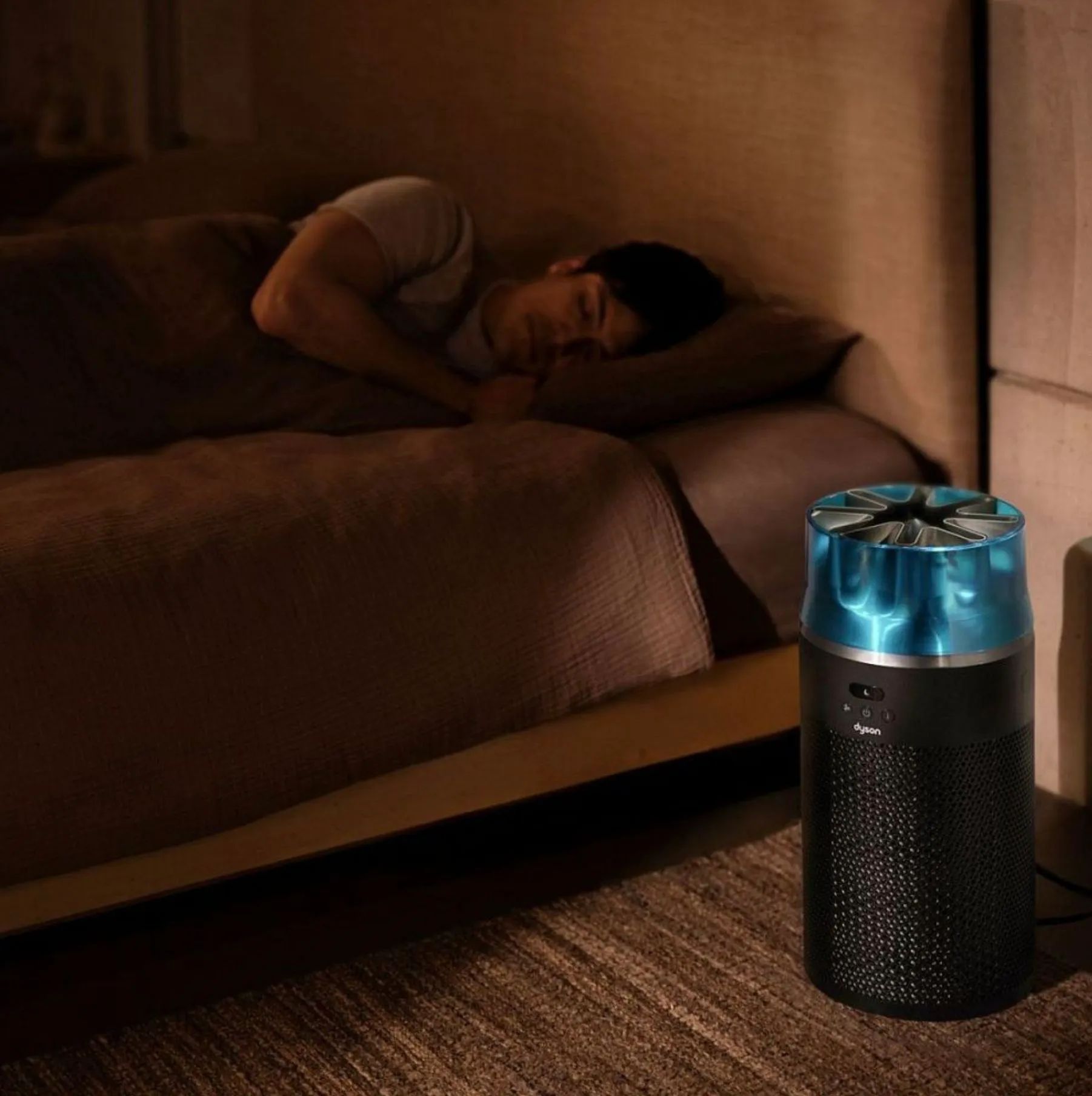 картинка Очиститель воздуха Dyson HushJet Purifier Compact HJ10, чёрный/ бирюзовый (Black/ Teal) от магазина КомпьютерЦентр