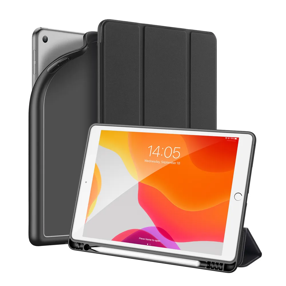 картинка Чехол-книжка для iPad 7/  8/  9 10.2'' Dux Ducis Osom series, черный от магазина КомпьютерЦентр