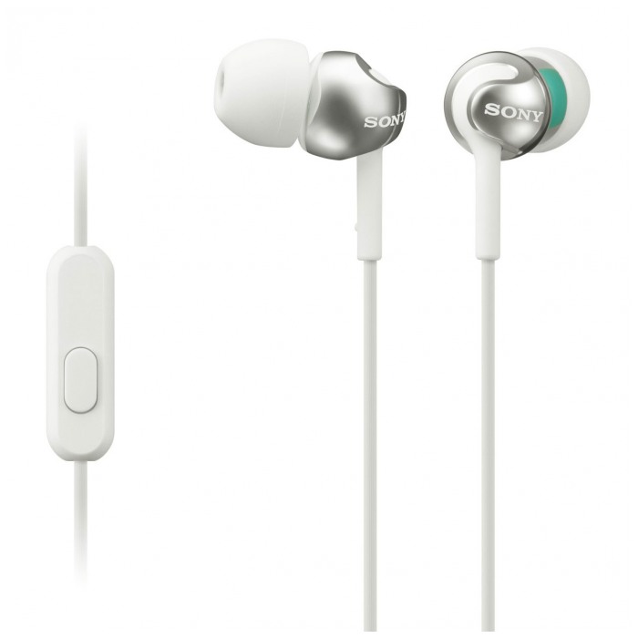 картинка Гарнитура Sony MDR-EX110AP White (MDREX110APW.CE7) от магазина КомпьютерЦентр