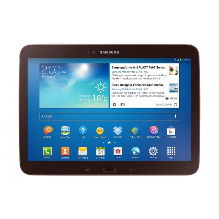 картинка Планшетный ПК Samsung Galaxy Tab 3 P5210 10.1″ Gold Brown (GT-P5210GNASEK) от магазина КомпьютерЦентр