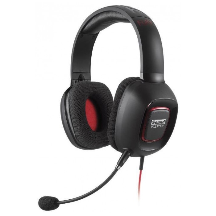 картинка Гарнитура Creative Sound Blaster Tactic 3D Fury Black/ Red (70GH024000001) от магазина КомпьютерЦентр