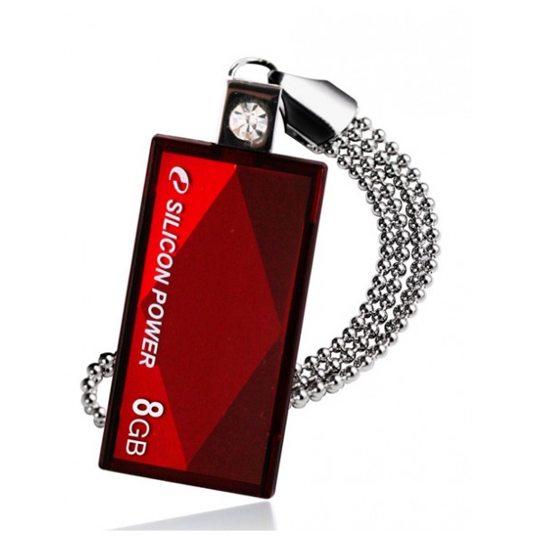 картинка Флешка USB SiliconPower Touch 810 8Gb Red (SP008GBUF2810V1R) от магазина КомпьютерЦентр