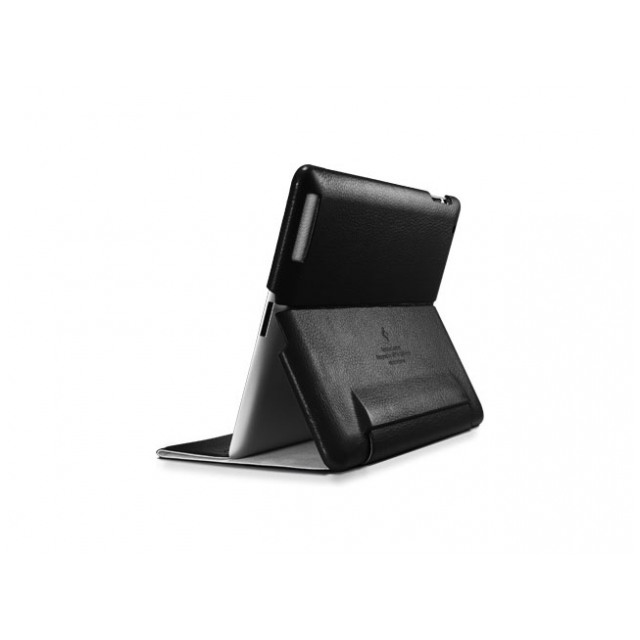 картинка Чехол SGP Leather Case Leinwand Series Black for iPad 2 от магазина КомпьютерЦентр