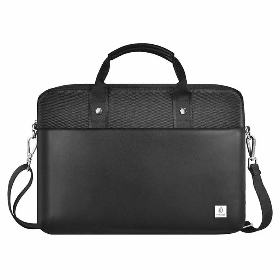 картинка Сумка для ноутбука WIWU Hali Laptop Bag for MacBook 14'' Black (QB/ T1333-2018) от магазина КомпьютерЦентр