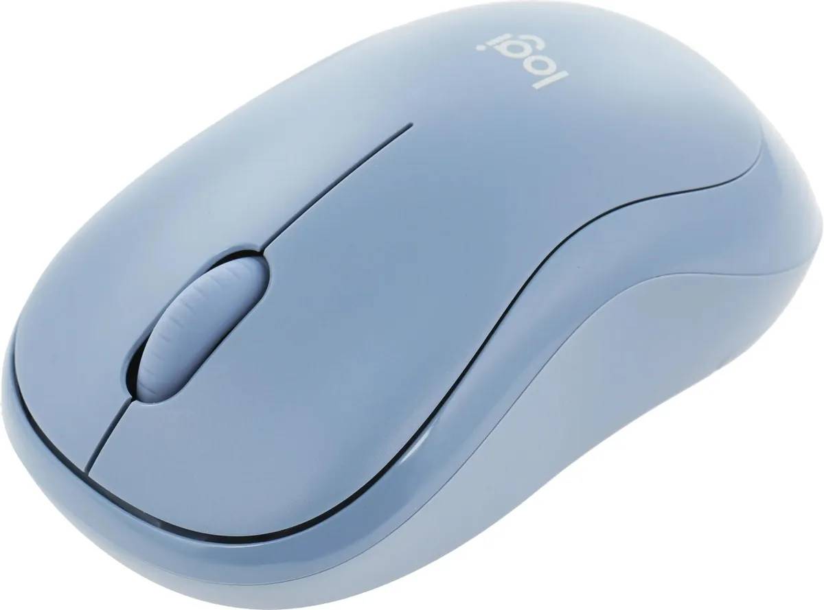 картинка Мышка Logitech M221 Silent Wireless, Blue (910-006111) от магазина КомпьютерЦентр