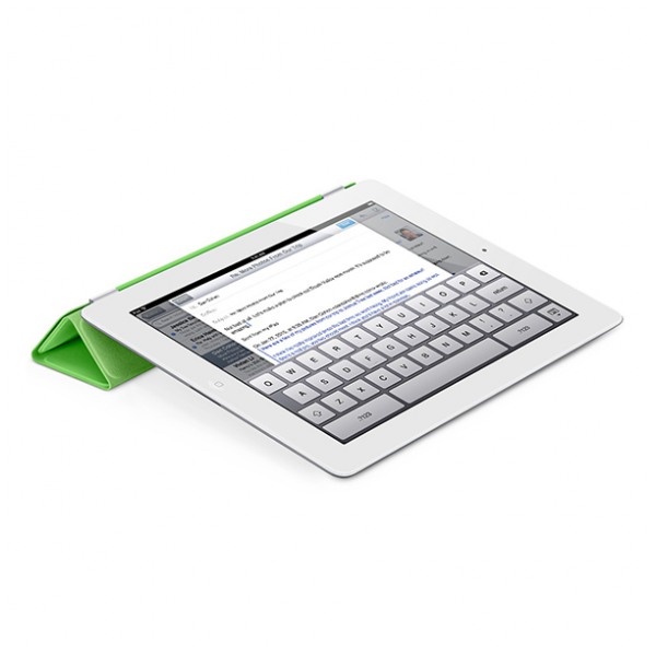 картинка Чехол Apple iPad Smart Cover Polyurethane Green for new iPad/ iPad 2 (MD309) от магазина КомпьютерЦентр