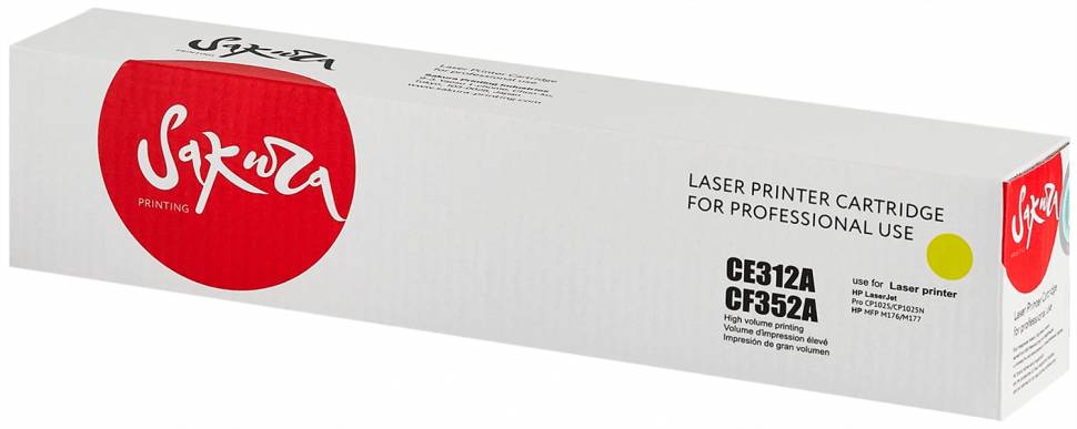 картинка Картридж SAKURA CE312A/ CF352A для HP, желтый (SACE312A/ CF352A) от магазина КомпьютерЦентр