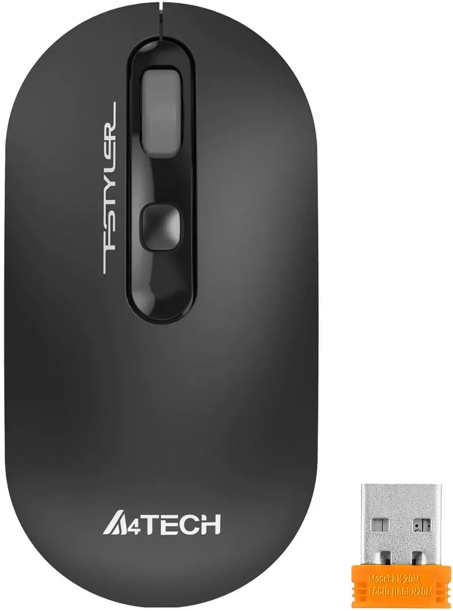 картинка Мышка A4tech Fstyler FG20S; Wireless Grey Silent USB (FG20S USB GREY) от магазина КомпьютерЦентр