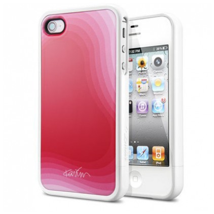 картинка Чехол SGP Case Linear Collaboration Karim Rashid Blobism Fantasia Hot Pink for iPhone 4/4S (SGP08828) от магазина КомпьютерЦентр