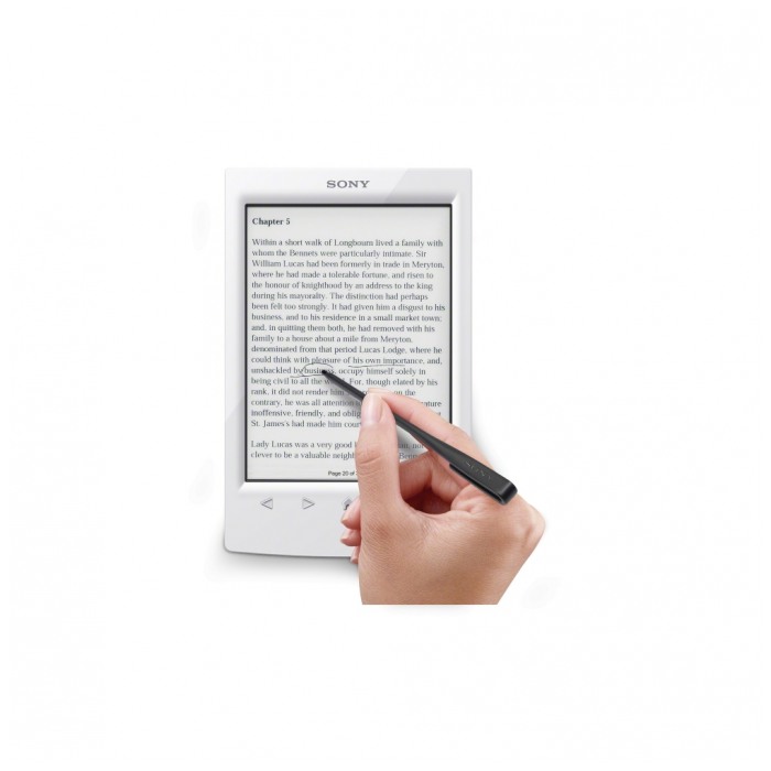 картинка Электронная книга Sony PRS-T2/W White (PRS-T2/WC) от магазина КомпьютерЦентр
