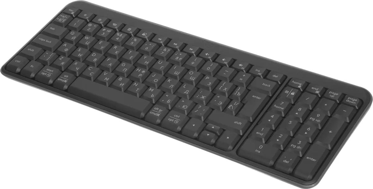 картинка Комплект Logitech Wireless Combo MK250 Compact беспроводной, Bluetooth, 1000 DPI, чёрный (920-013853) (клавиатура+мышка) от магазина КомпьютерЦентр