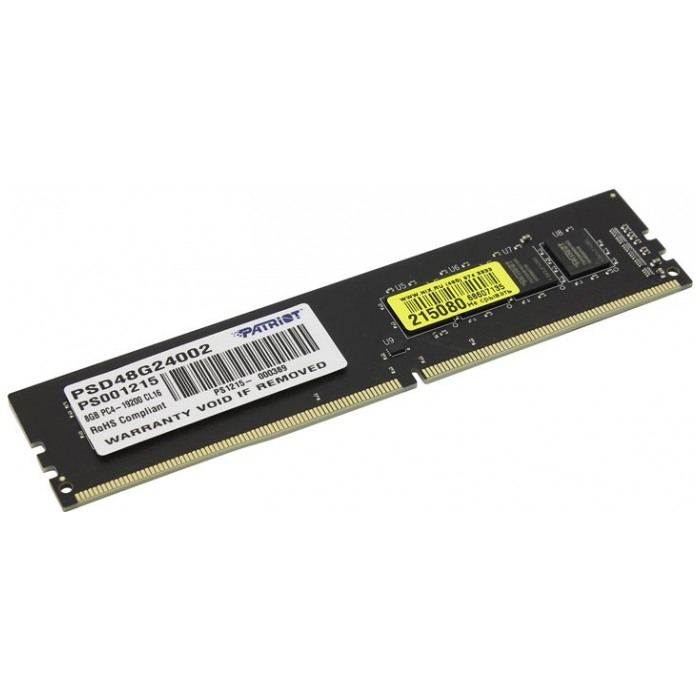 картинка Оперативная память Patriot DIMM DDR4 8Gb 2400MHz PC4-19200 (PSD48G24002) от магазина КомпьютерЦентр