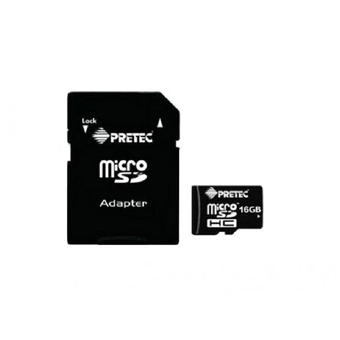 картинка Карта памяти Pretec 16Gb microSDHC Class 10 SD Adapter (STS16G-SA) от магазина КомпьютерЦентр