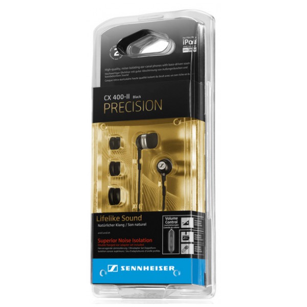 картинка Наушники Sennheiser CX 400-II Precision Black (СX400-II Black) от магазина КомпьютерЦентр