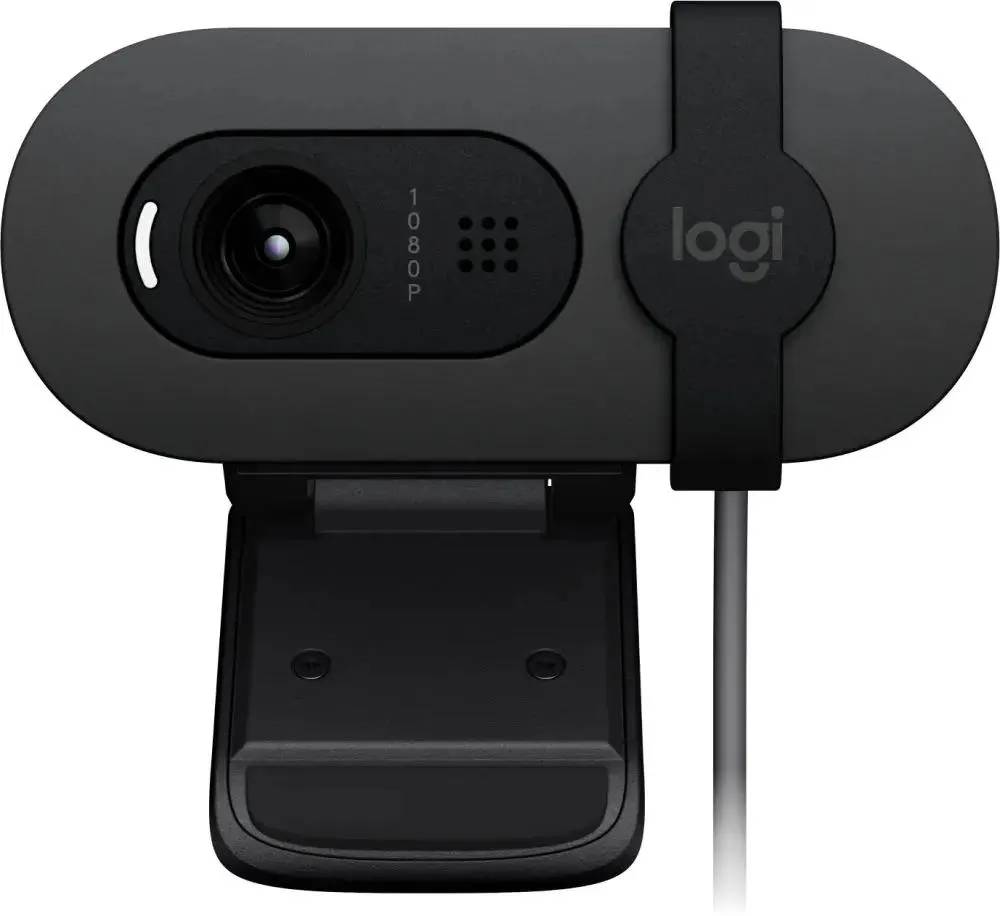 картинка Web-камера Logitech Brio 100, GRAPHITE (960-001585) от магазина КомпьютерЦентр