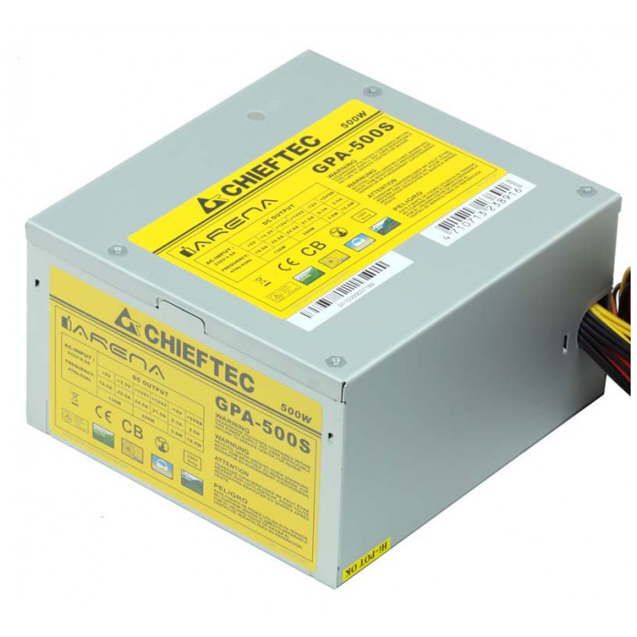 картинка Блок питания Chieftec GPA-500S 500W (GPA-500S) от магазина КомпьютерЦентр