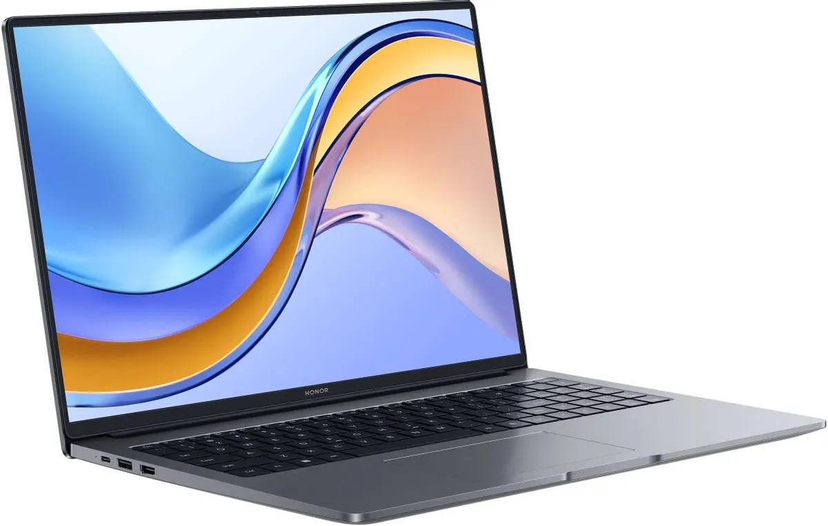 картинка Ноутбук Honor MagicBook X16 BRN-F56 (5301AHHM) 16'' IPS/  Core i5 12450H (2.0)/  16Gb / 512Gb SSD/  Intel UHD Graphics / noOS/  Gray (Z03NQI) от магазина КомпьютерЦентр