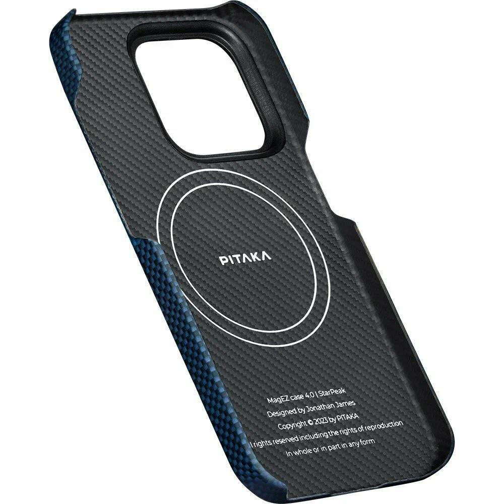 картинка Чехол-накладка Pitaka StarPeak MagEZ4 для iPhone 15 Pro Over The Horizon от магазина КомпьютерЦентр