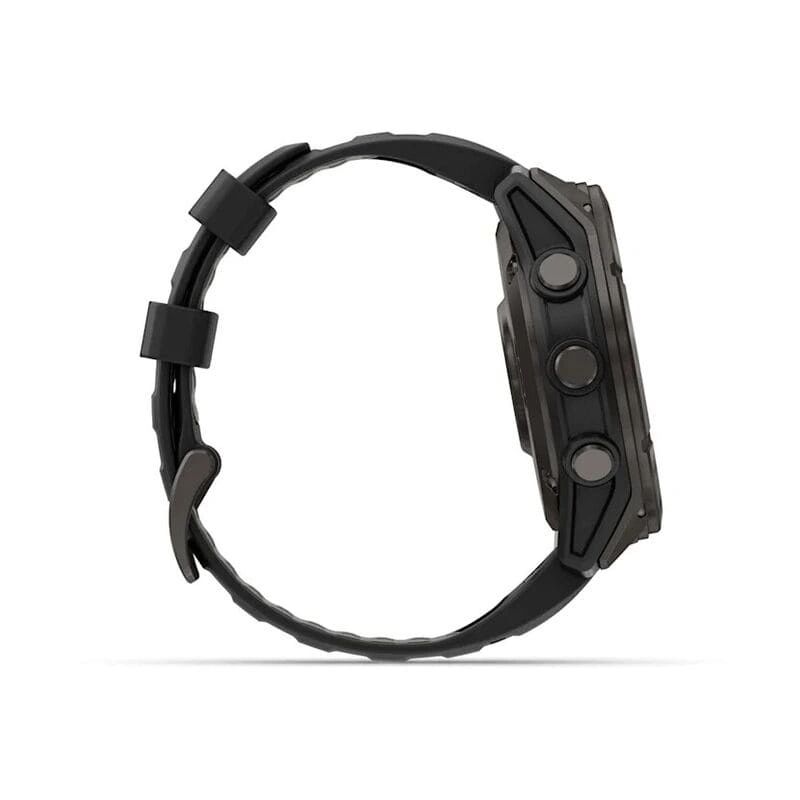 картинка Смарт-часы Garmin Fenix 8 PRO Amоled Sаpphire 51 mm Саrbon Gray DLC with Вlaсk/ Pеbblе Grаy Silicone Bаnd Amoled от магазина КомпьютерЦентр