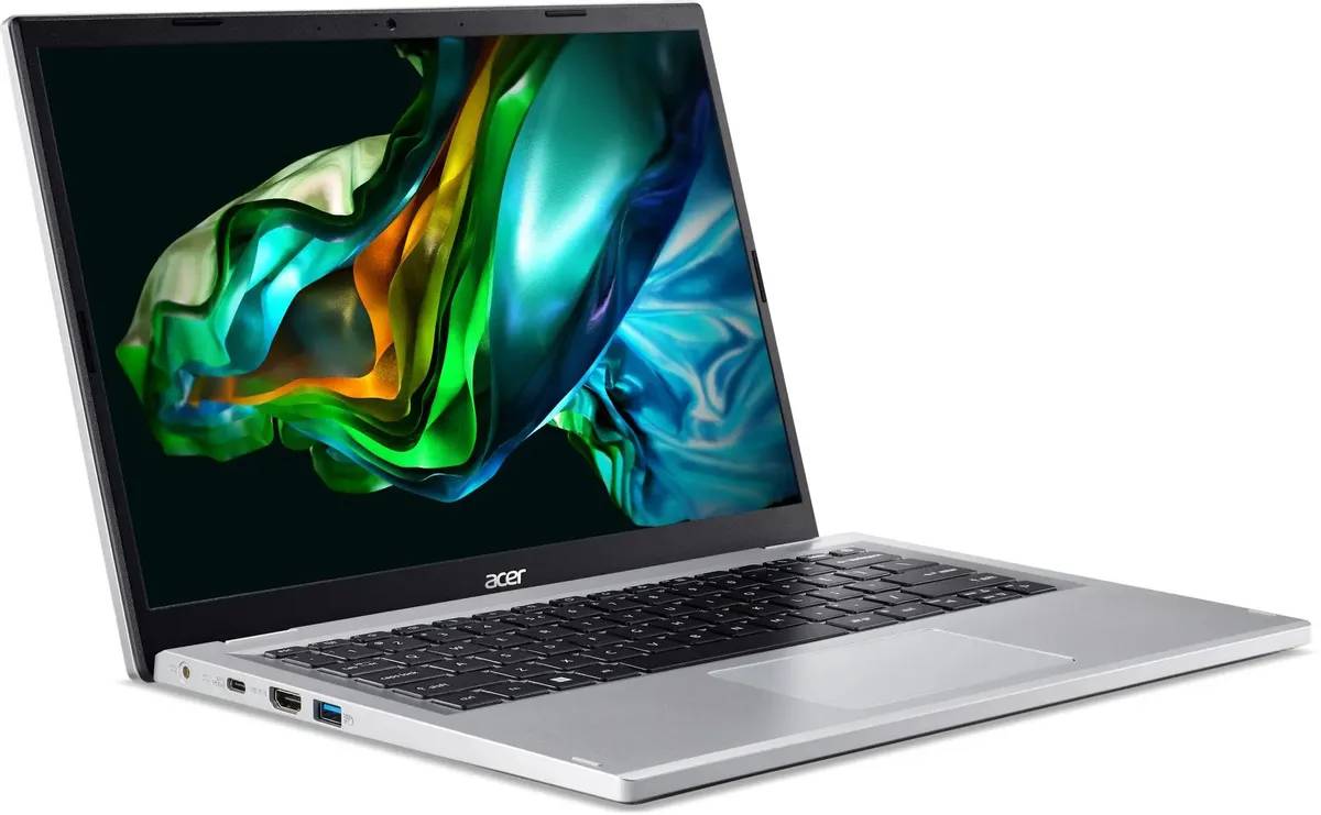 картинка Ноутбук Acer Aspire 3 A314-42P-R7LU 14'' (1920х1200) IPS/  AMD Ryzen7 5700U (8/ 16)/  8Gb/  512Gb SSD/  AMD Radeon /  WiFi AX/  BT/  50Wh/  1.48kg/  Silver (NX.KSFCD.006) от магазина КомпьютерЦентр