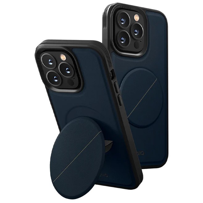 картинка Чехол Uniq NOVO для iPhone 14 Pro 6.1'', синий (BLUE) IP6.1P(2022)-NOVOBLU от магазина КомпьютерЦентр