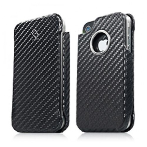 картинка Чехол Capdase Capparel Protective Case Forme Grafite Black/ Black for iPhone 4/4S (CPIH4-G011) от магазина КомпьютерЦентр