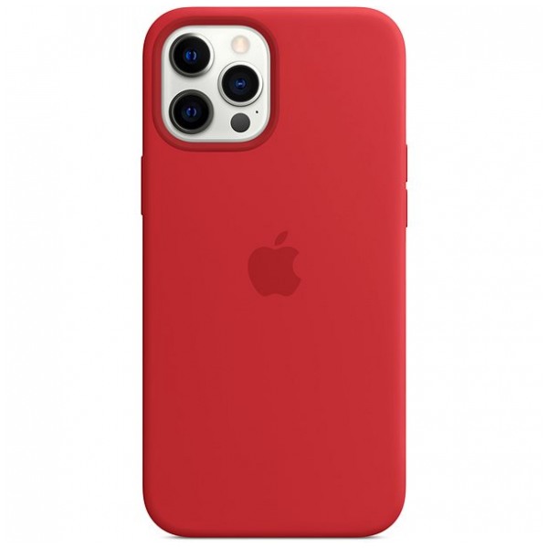 картинка Чехол Apple Silicone Case Simple for iPhone 12 Pro Max Красный от магазина КомпьютерЦентр