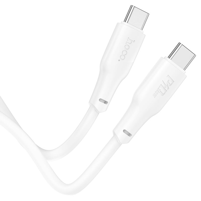 картинка Кабель Hoco X93 Type-C to Type-C Force 240W fast charging data cable 2m White от магазина КомпьютерЦентр