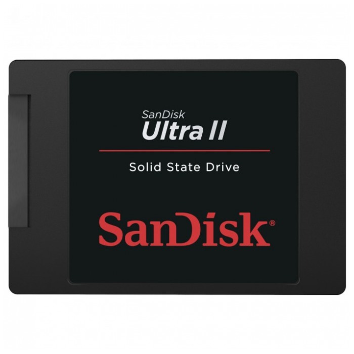 картинка SSD накопитель SanDisk 240Gb 2.5" Ultra II SATAIII (SDSSDHII-240G-G25) от магазина КомпьютерЦентр