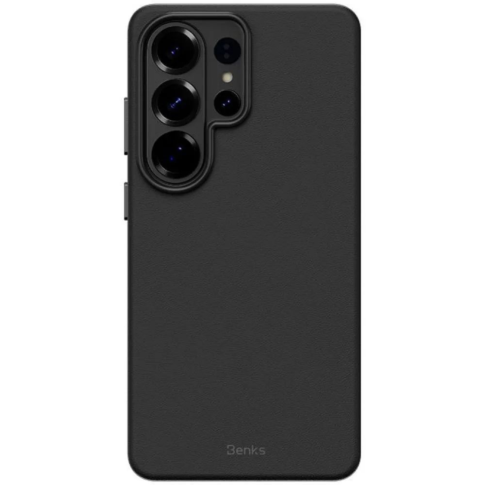 картинка Чехол из экокожи Benks VitaPro Protective Case (MagSafe) для Galaxy S26 Ultra, цвет черный (Black) от магазина КомпьютерЦентр