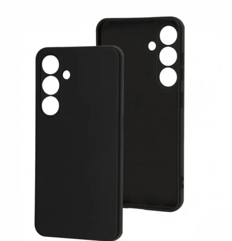 картинка Чехол-накладка Silicone Case Full для Samsung Galaxy S24 Plus Черный от магазина КомпьютерЦентр