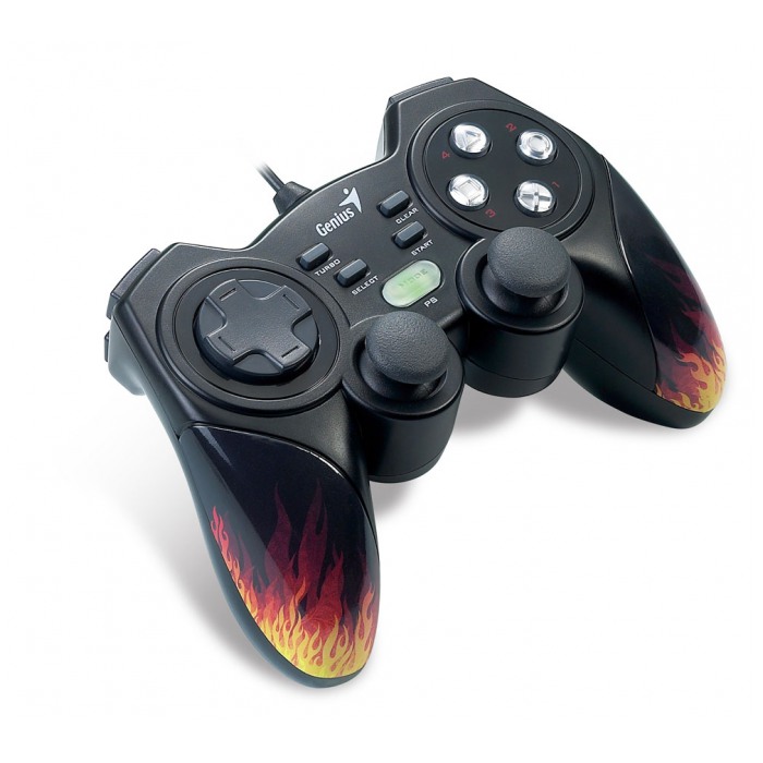 картинка Геймпад Genius MaxFire Blaze 3 Vibration (31610060101) от магазина КомпьютерЦентр