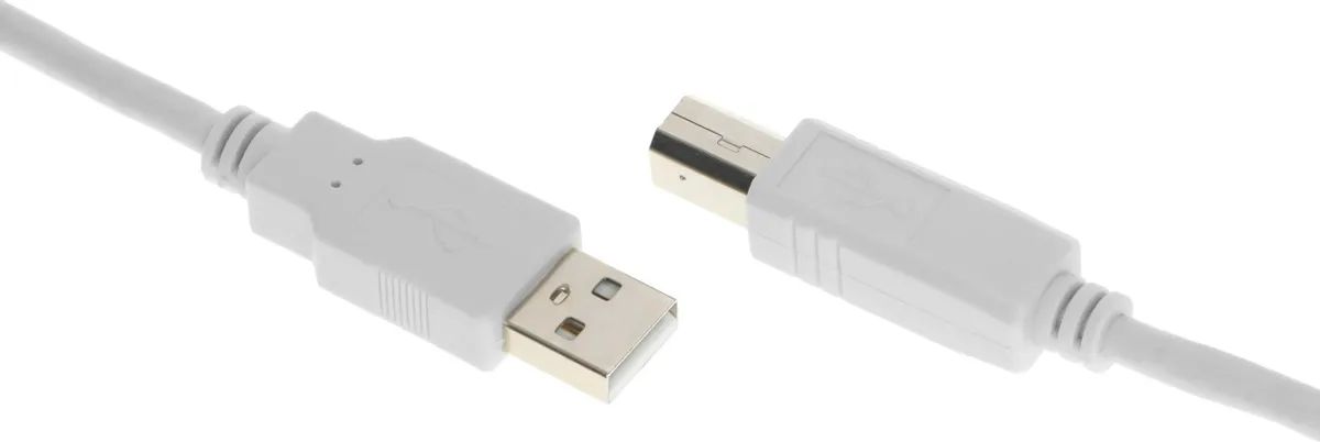 картинка Кабель USB 2.0 A->B - 1.8 м Buro USB2.0-AM/ BM-1.8M-MG ферритовые кольца (817259) от магазина КомпьютерЦентр